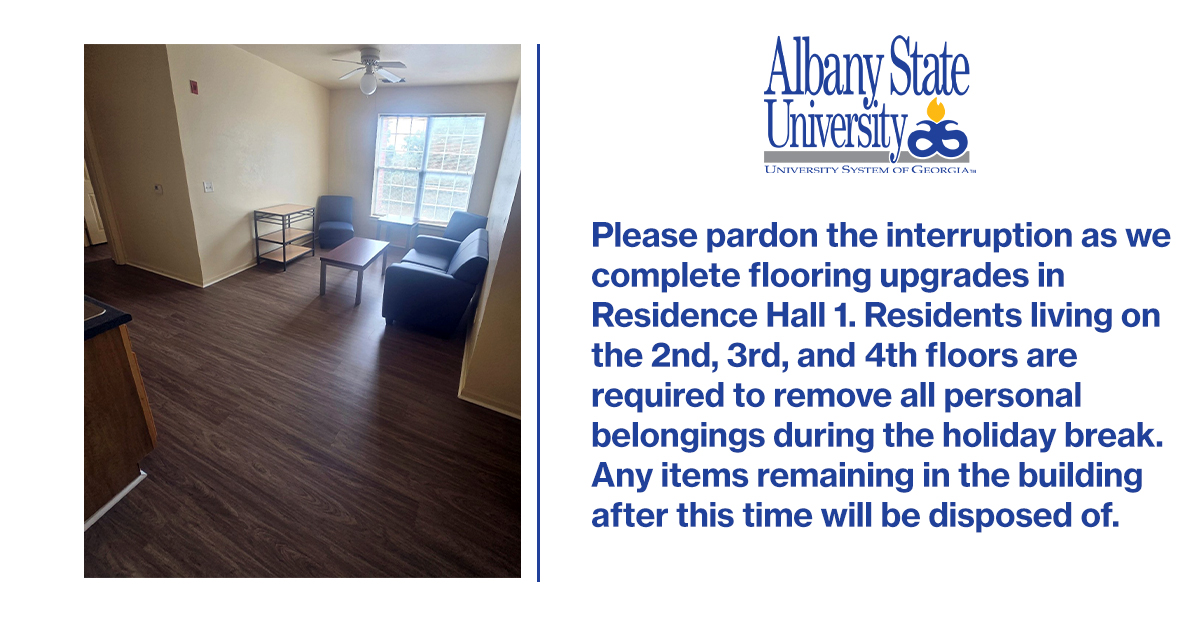 Hall 1 Flooring Announcement