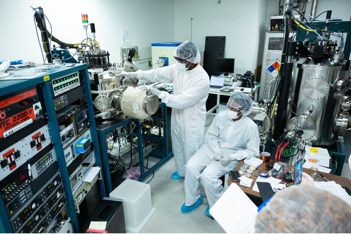 Students in a lab