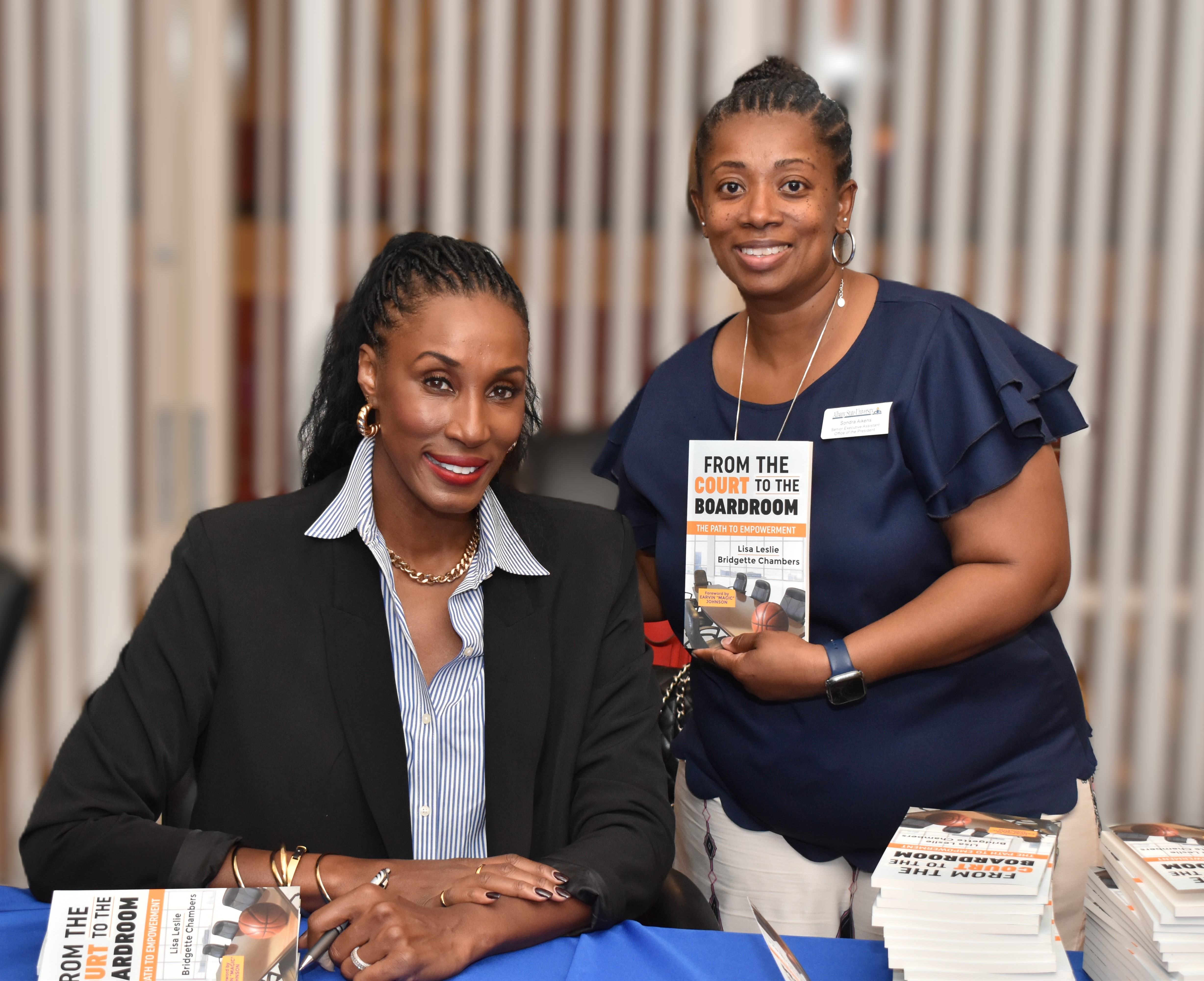 Lisa Leslie Book Signing